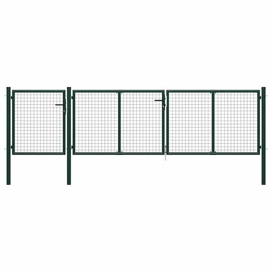 PORTAIL DE JARDIN ACIER 400 8-(864124)