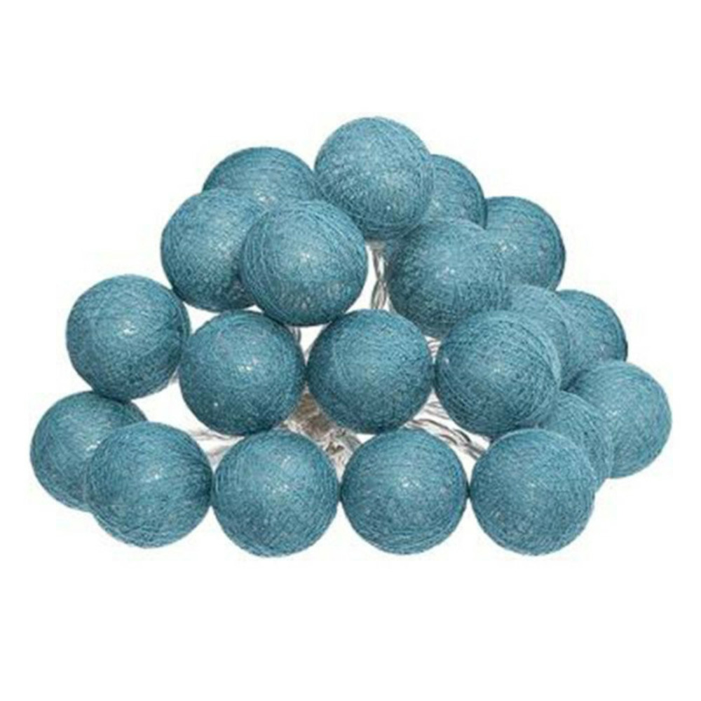 Guirlande lumineuse à led 20 boules bleu