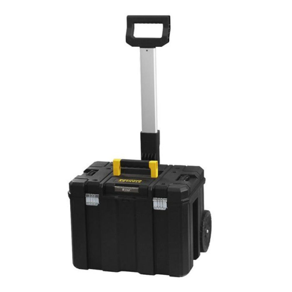 Coffre mobile stanley grand volume avec manche télescopique - fmst1-75753