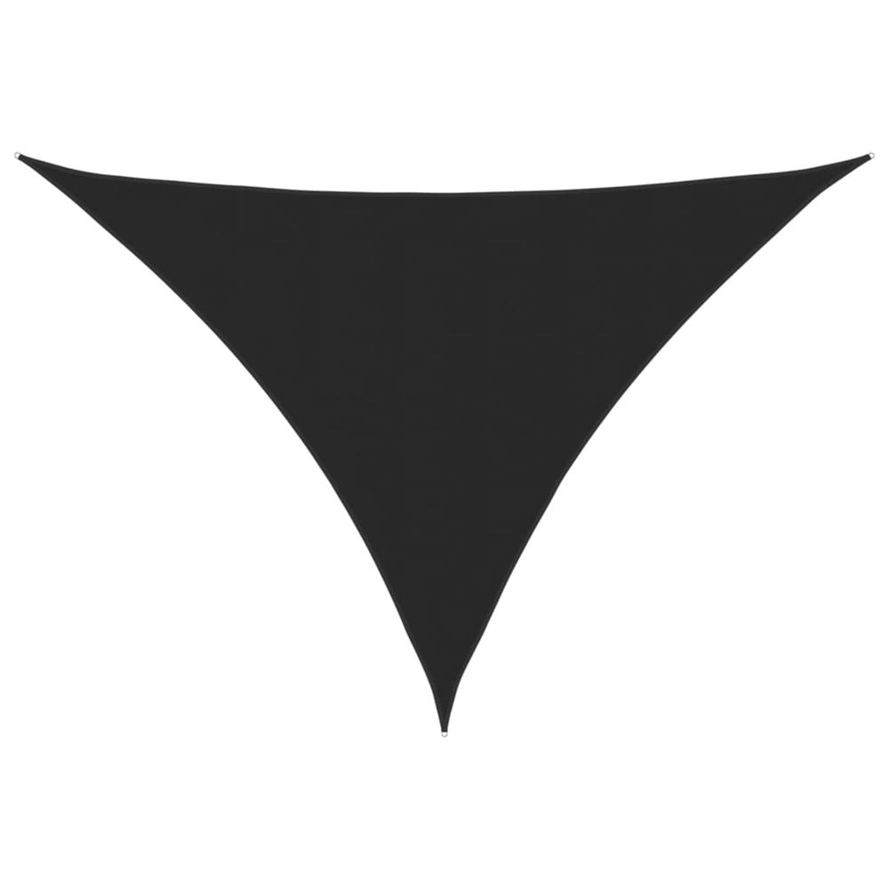 Voile de parasol tissu oxford triangulaire 4x5x6,4 m noir