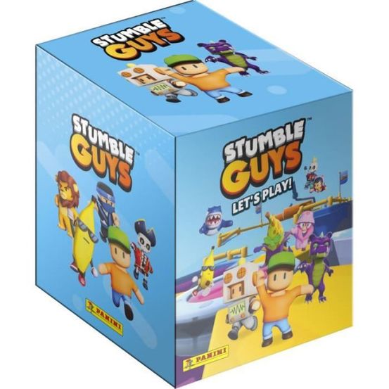 Boîte stickers - panini - stumble guys - 36 pochettes - collection officielle