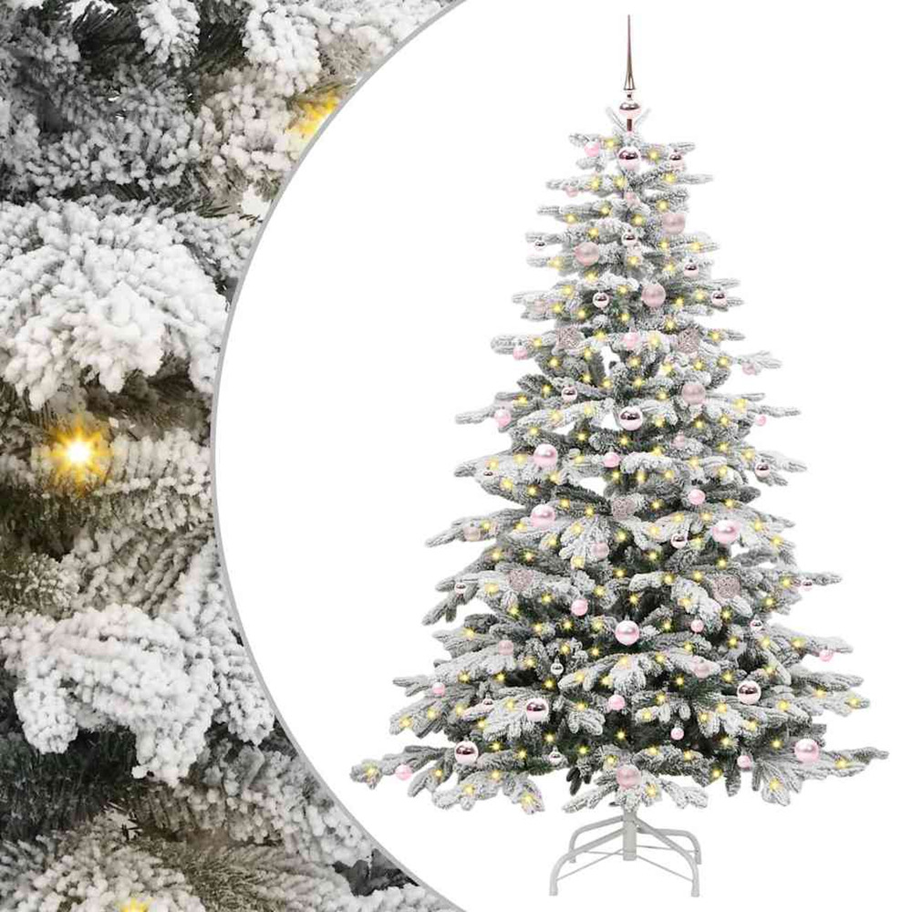 Sapin de noël artificiel à branches articulées blanc 180 cm