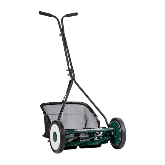 VENTEO - Tondeuse Hélicoïdale Manuelle 7 Lames de 40,6 cm avec Bac de Ramassage