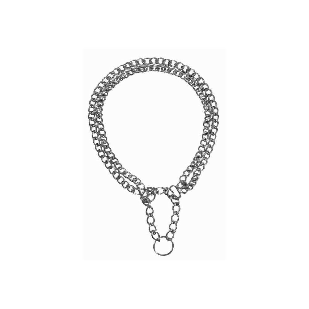 Collier d'arrêt, l-xl 55 cm/2,5 mm 2 rang pour chien