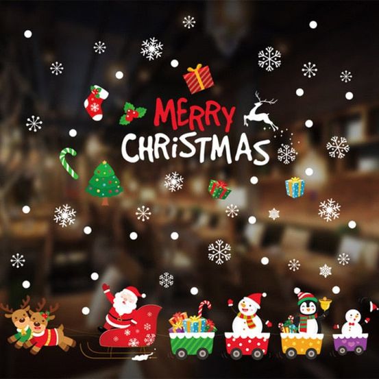 Stickers de noël - merry christmas
