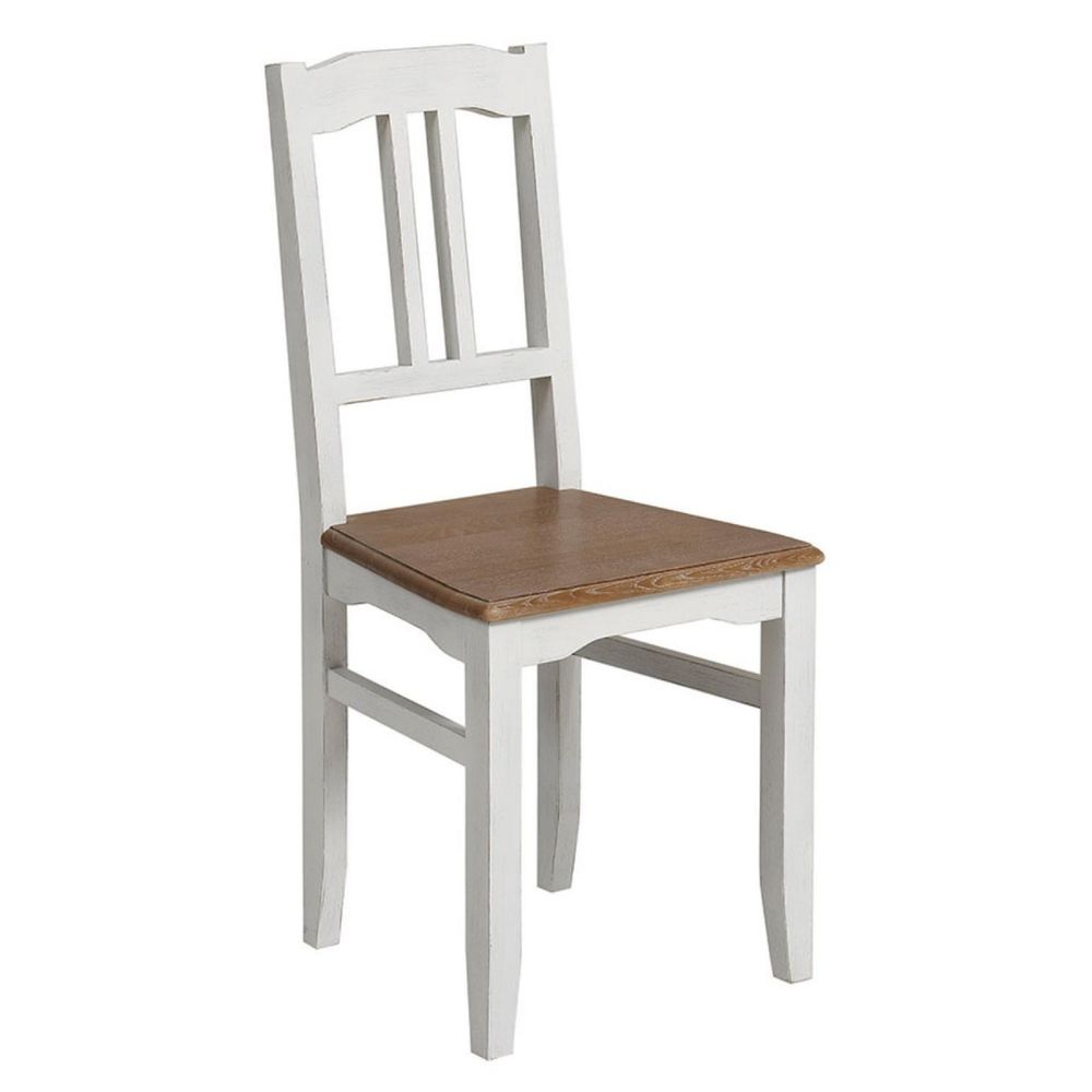 Lot de 2 chaises bois blanc - esquisse interior's