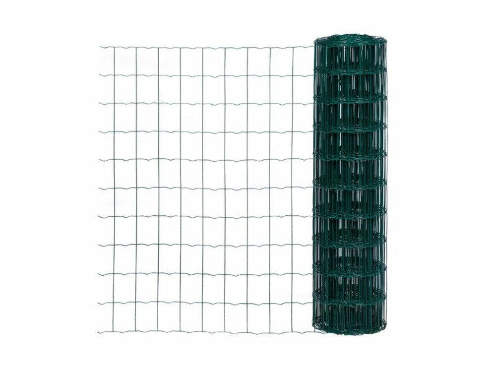 Grillage superclos plus vert, maille 100 x 50 mm, diam. 2.5 mm, h. 1.80 x l. 10 m