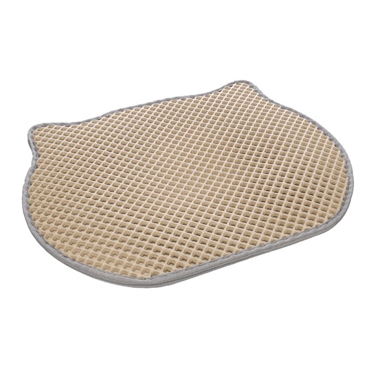 Tapis de litière pour chat tete de chat