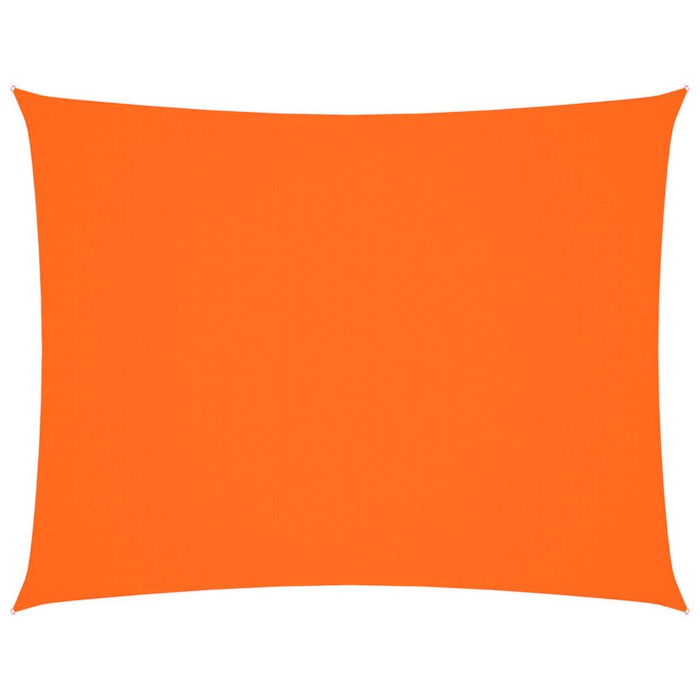 Voile de parasol tissu oxford rectangulaire 2,5x4 m orange