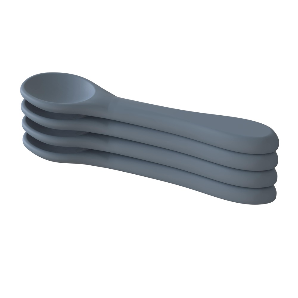 Static set x 4 cuillères - smoke blue - nat spirit