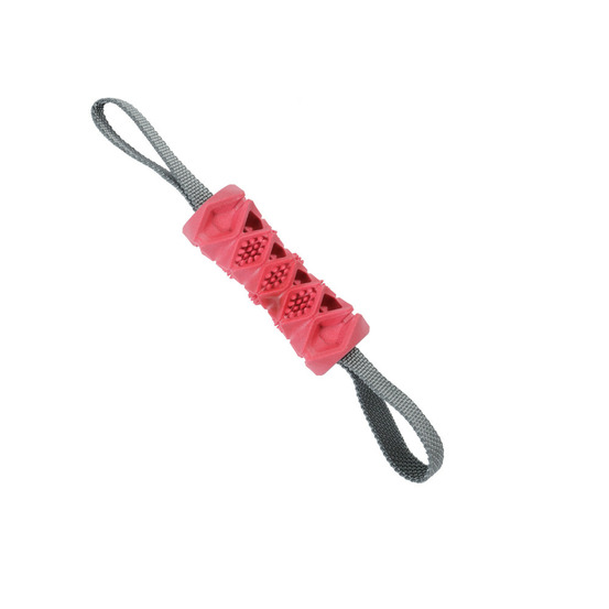 Jouet os tpr cache friandises 38.5 cm , terracotta pour chien