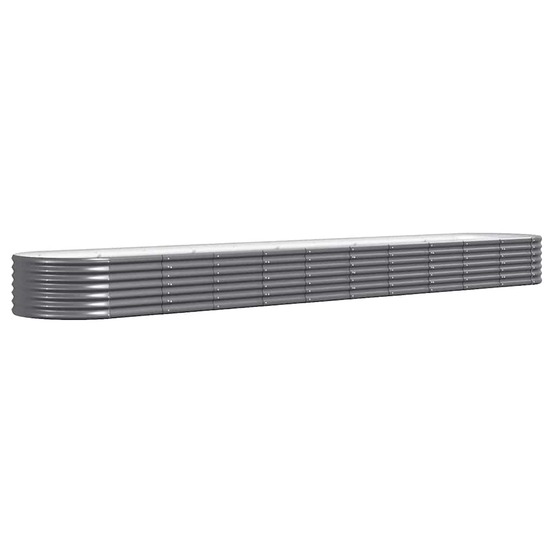 Lit surélevé de jardin acier galvanisé anthracite