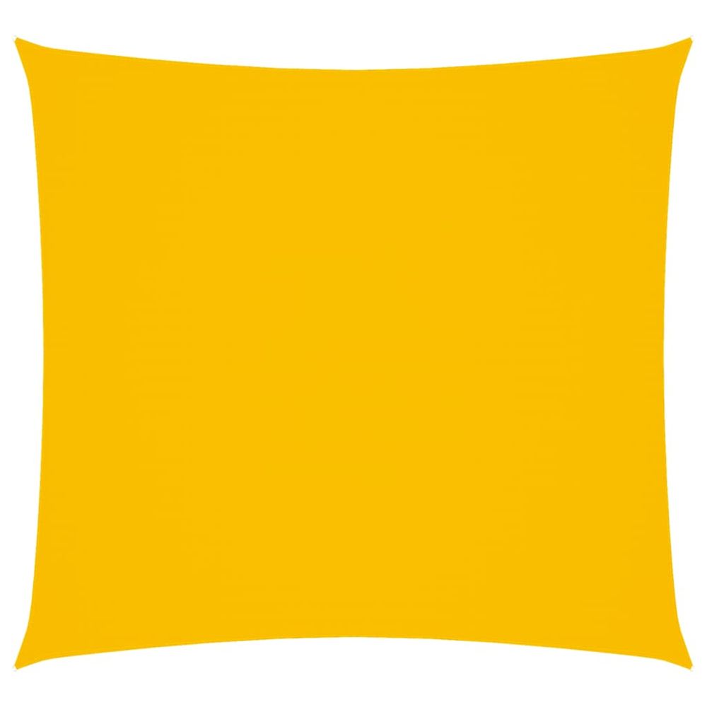 Voile de parasol tissu oxford carré 6x6 m jaune