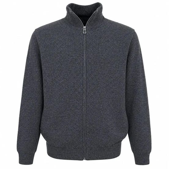 Blouson cicero gris 70% acrylique 30% laine