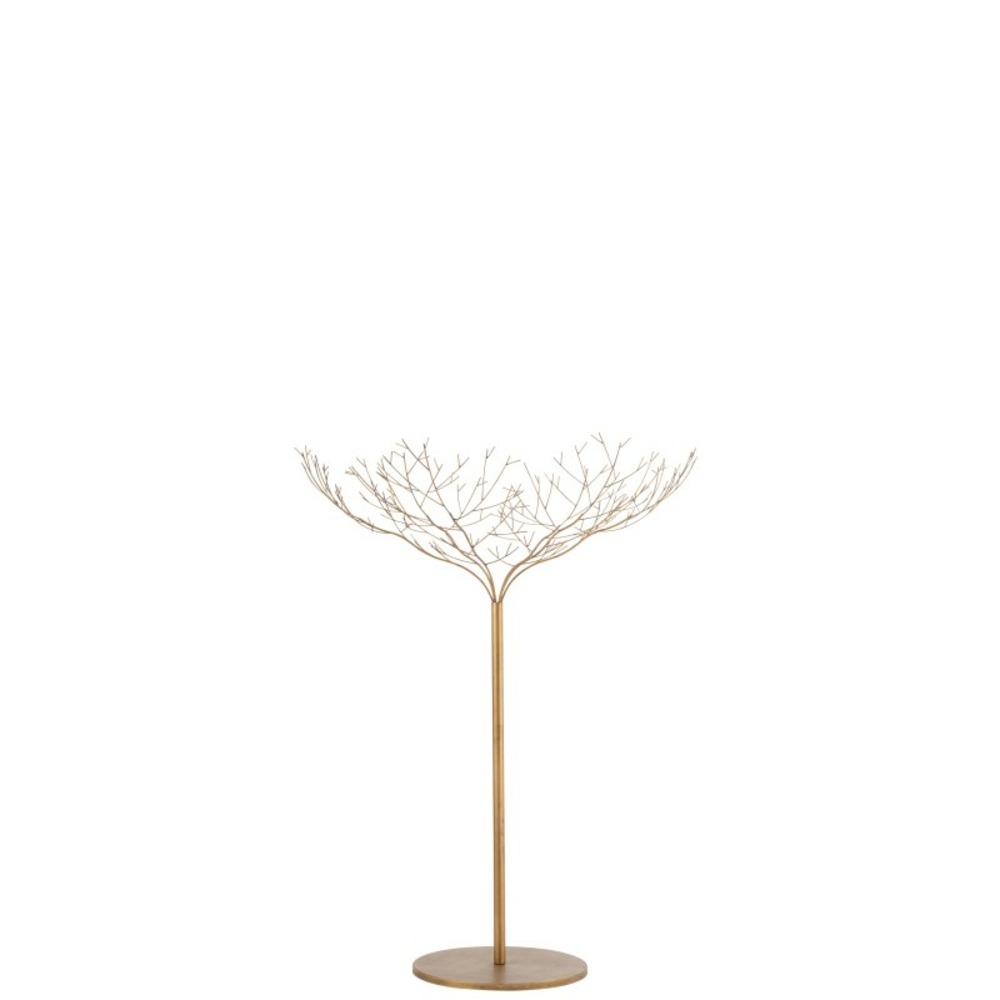 Arbre nu en métal doré 135x135x180 cm h180
