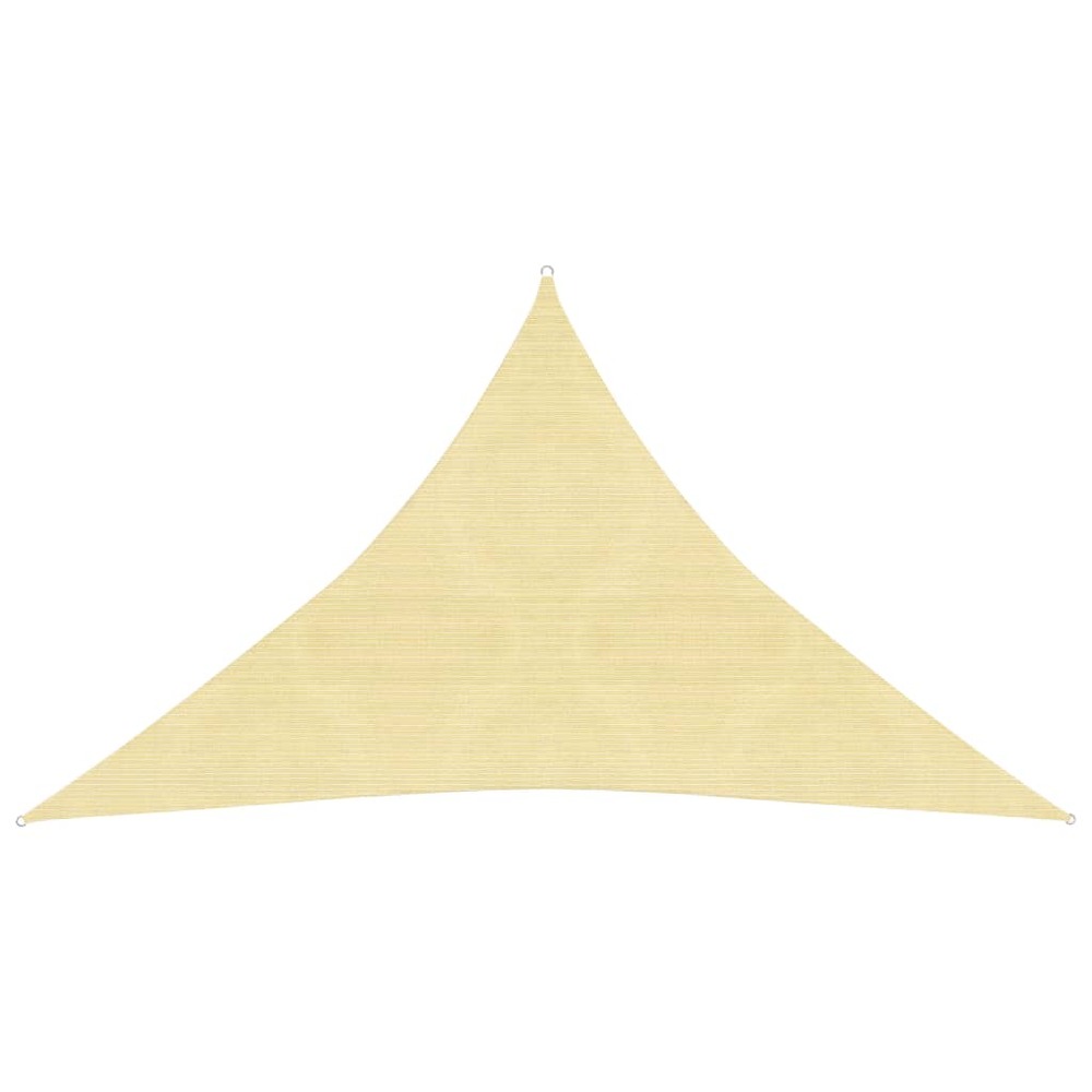 Voile toile d'ombrage parasol 160 g/m² pehd 3 x 3 x 4,2 m beige