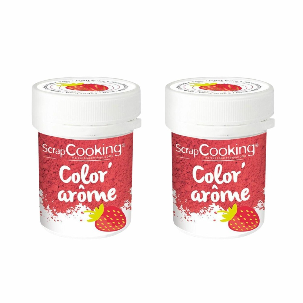 Colorant alimentaire rose arôme fraise 20 g