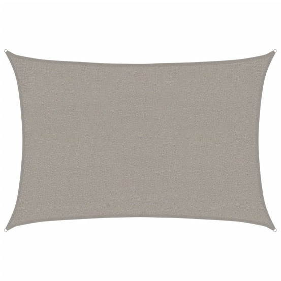 Voile d'ombrage 160 g/m² rectangulaire gris clair 2x3 m pehd