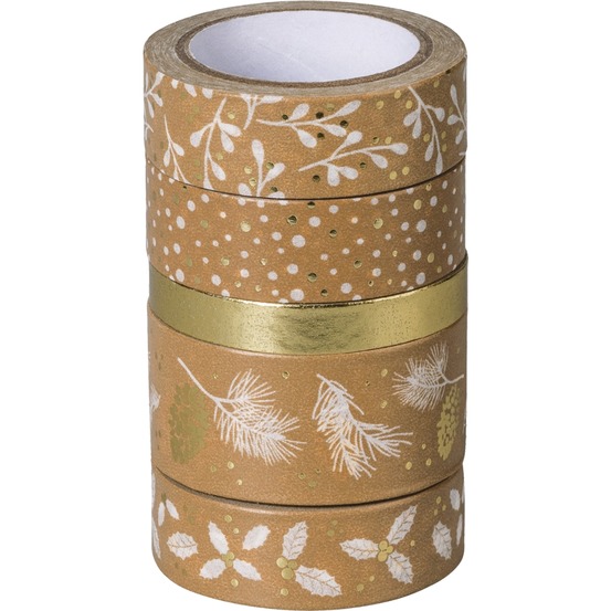 Kit de ruban adhésifs décoratifs nature