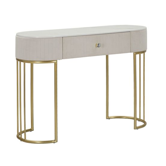 Console design effet marbre