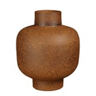 Mica decorations vase tess - 23x23x27 cm - terre cuite - marron