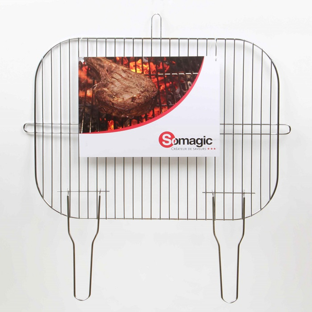 Grille de barbecue simple 52,5x39 cm somagic