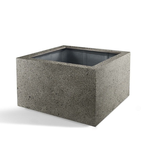 Pot grigio béton naturel 80cm
