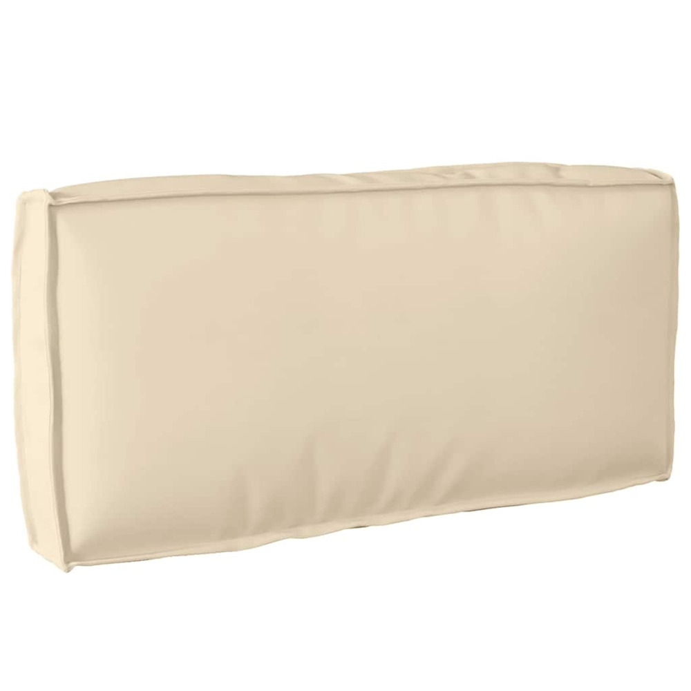 Coussin beige 80 x 40 x 12 cm tissu oxford