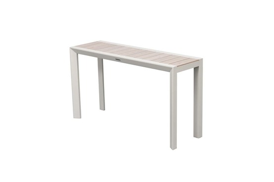 Table de jardin 2 places evasion beige lin