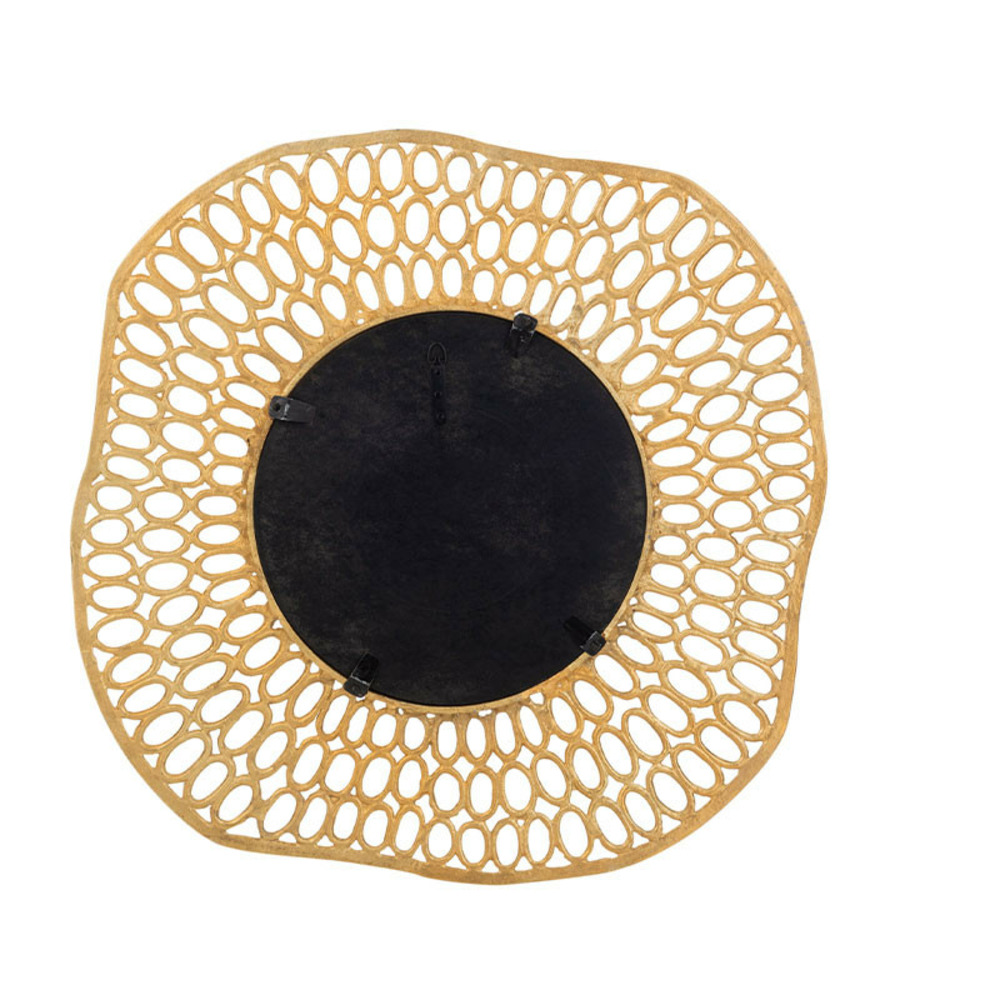 Miroir cercles aluminium 83x83x2cm