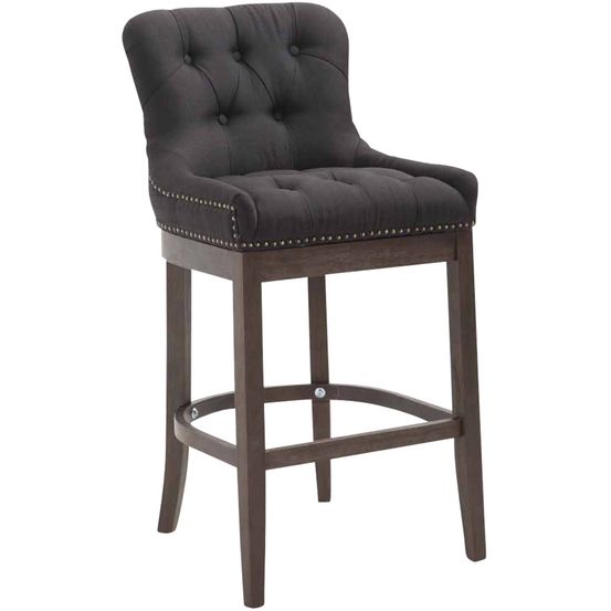 Tabouret de bar lakewood tissu, antique