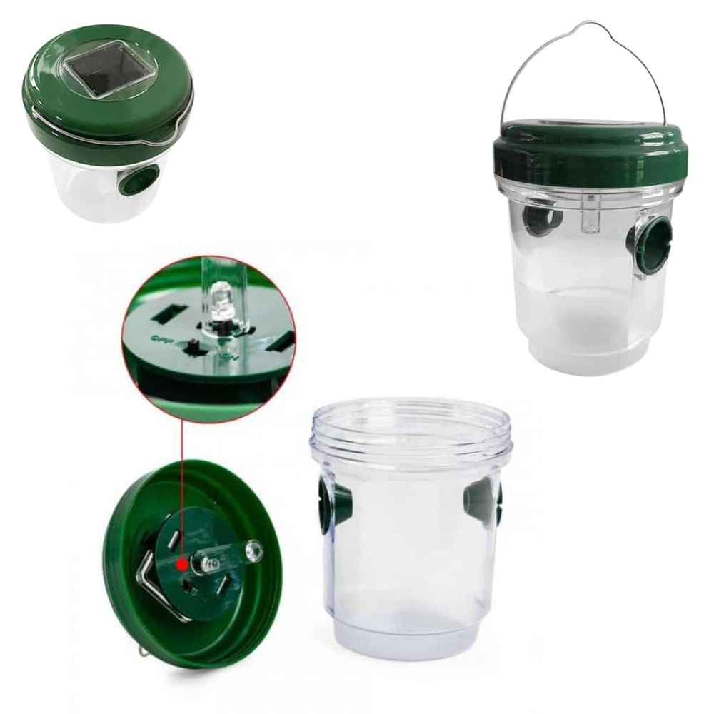 Piège solaire pour guêpes et moustiques