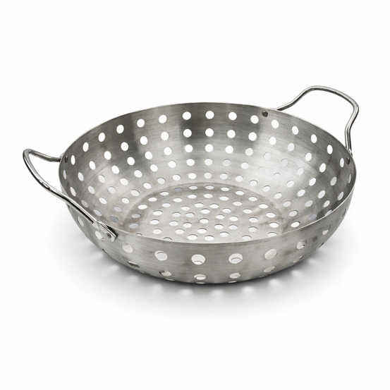 Panier de cuisson en acier inoxydable patton pour barbecue - ø 28 cm