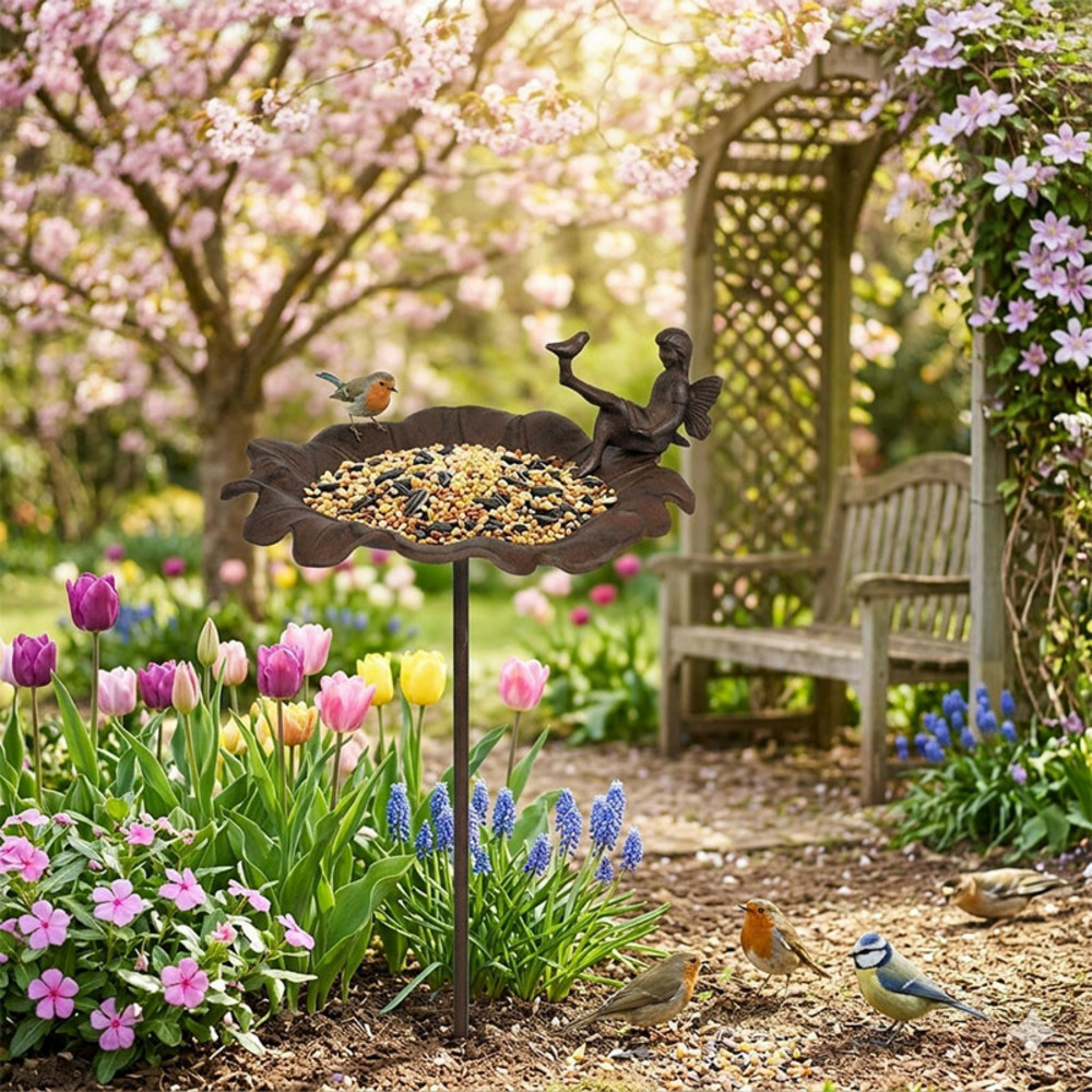 Mangeoire oiseaux bain 30x110cm