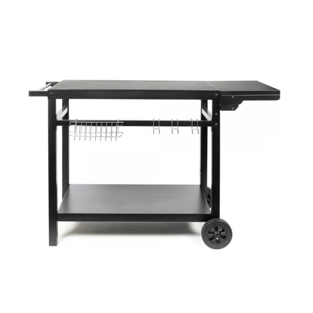 Chariot pour plancha noir/métal - gs170n