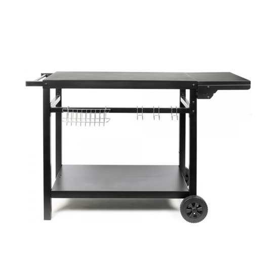 Chariot pour plancha noir/métal - gs170n