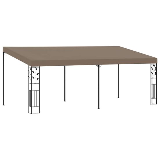 Belvédère mural 6x3x2,5 m taupe