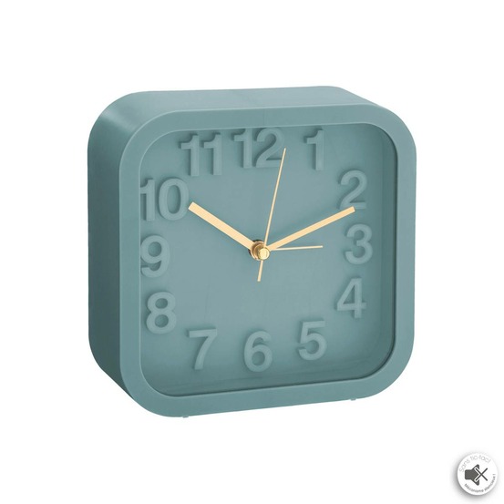 Réveil - verre - 13x13 cm