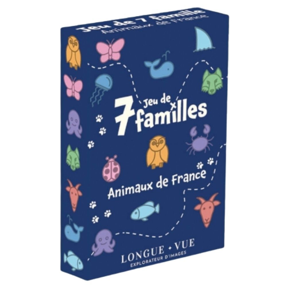 Animaux de france - jeu de cartes 7 familles