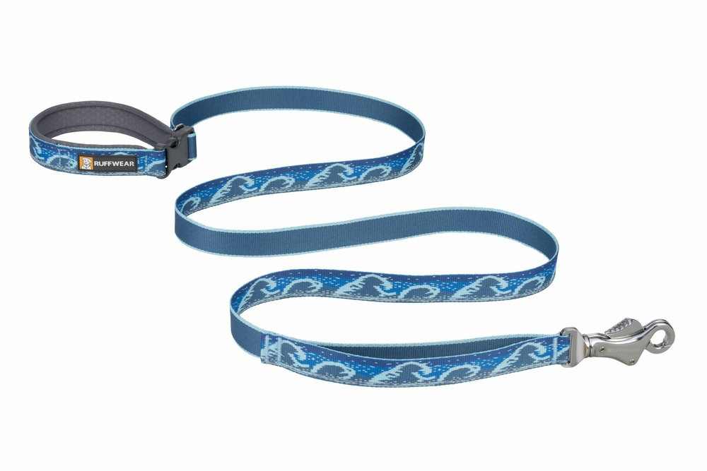 Laisse pour chien réfléchissante de tous les jours, crag™. Couleur: midnight wave (bleu), taille unique