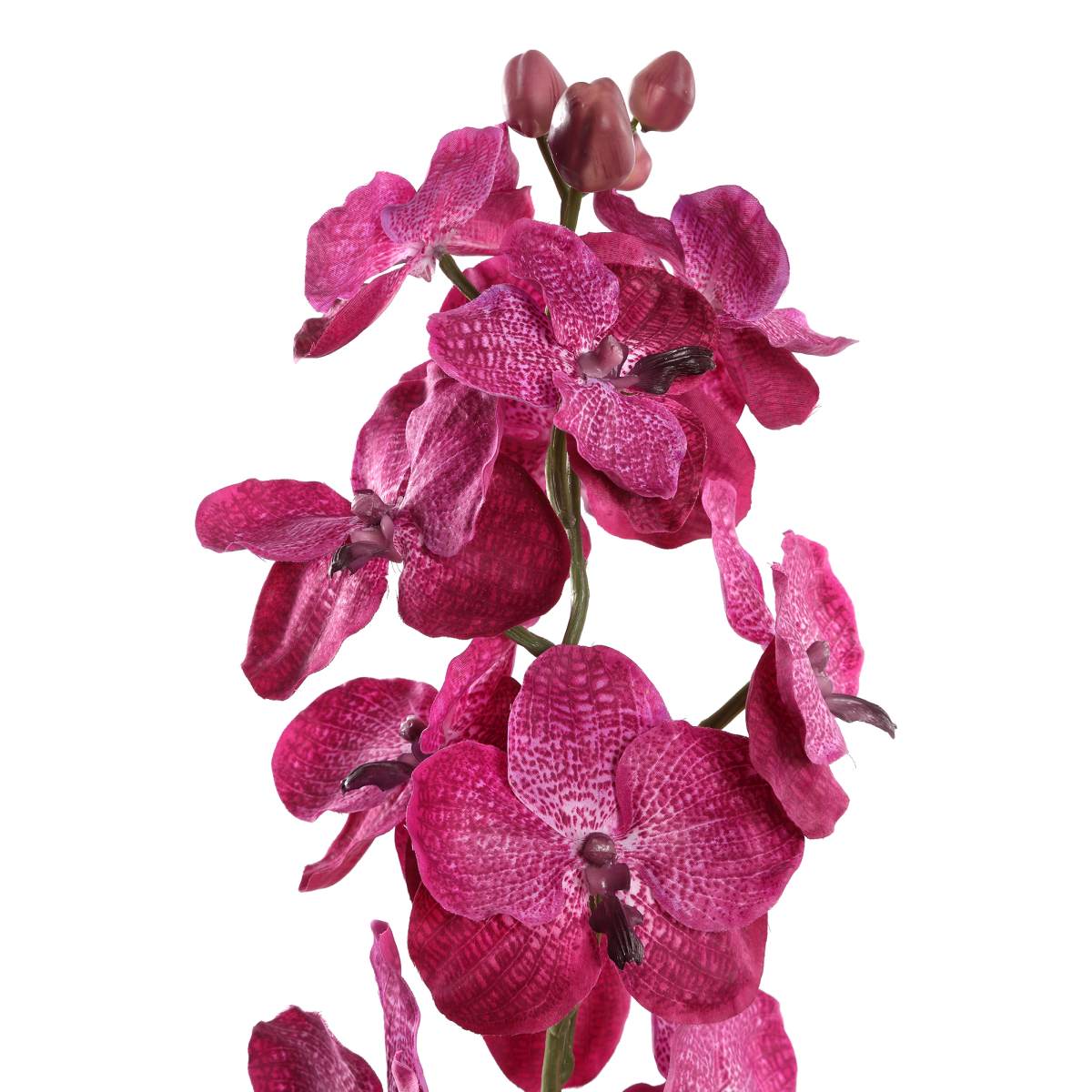 Ptmd branche artificielles orchidee - 78x17x79 cm - plastique - pourpre