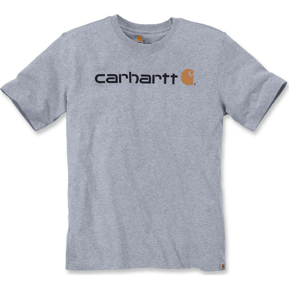 T shirt manches courtes core logo tm gris carhartt s1103361034m