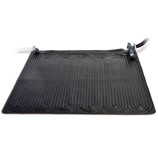 Tapis solaire chauffant pvc 1,2x1,2 m noir 28685