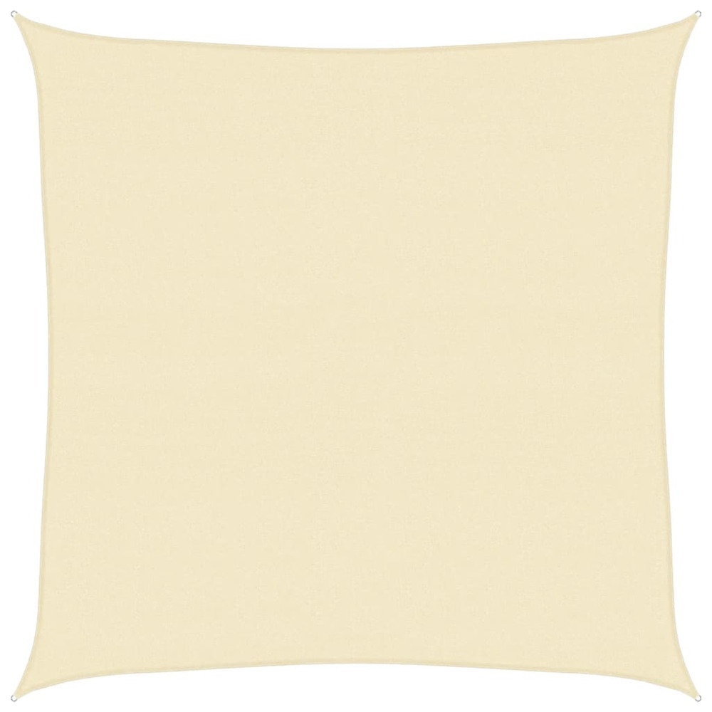 Voile d'ombrage 160 g/m² crème 4x4 m pehd