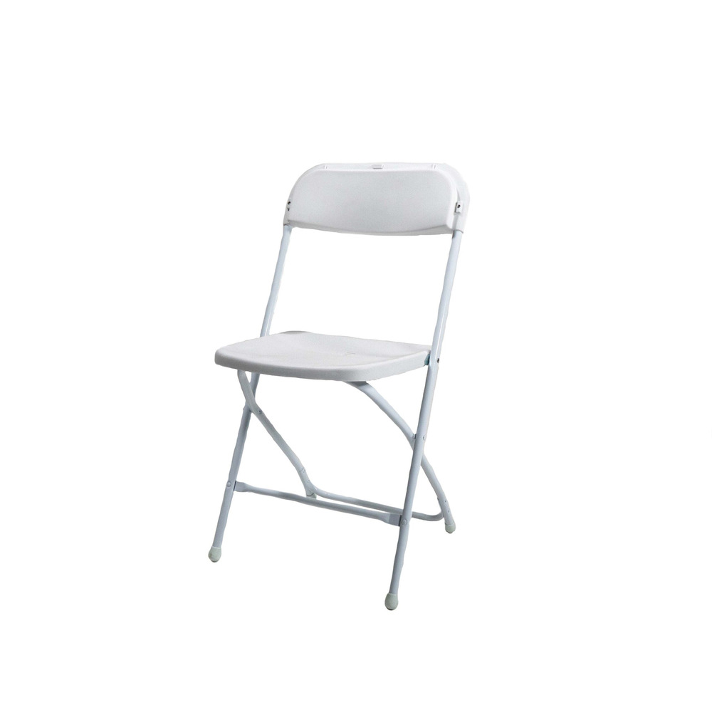 Chaise pliable budget structure en acier - lot de 7 - veba