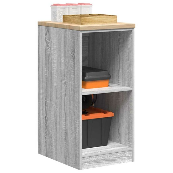 Armoire de rangement de garage sonoma gris 40x51x85 cm bois pin