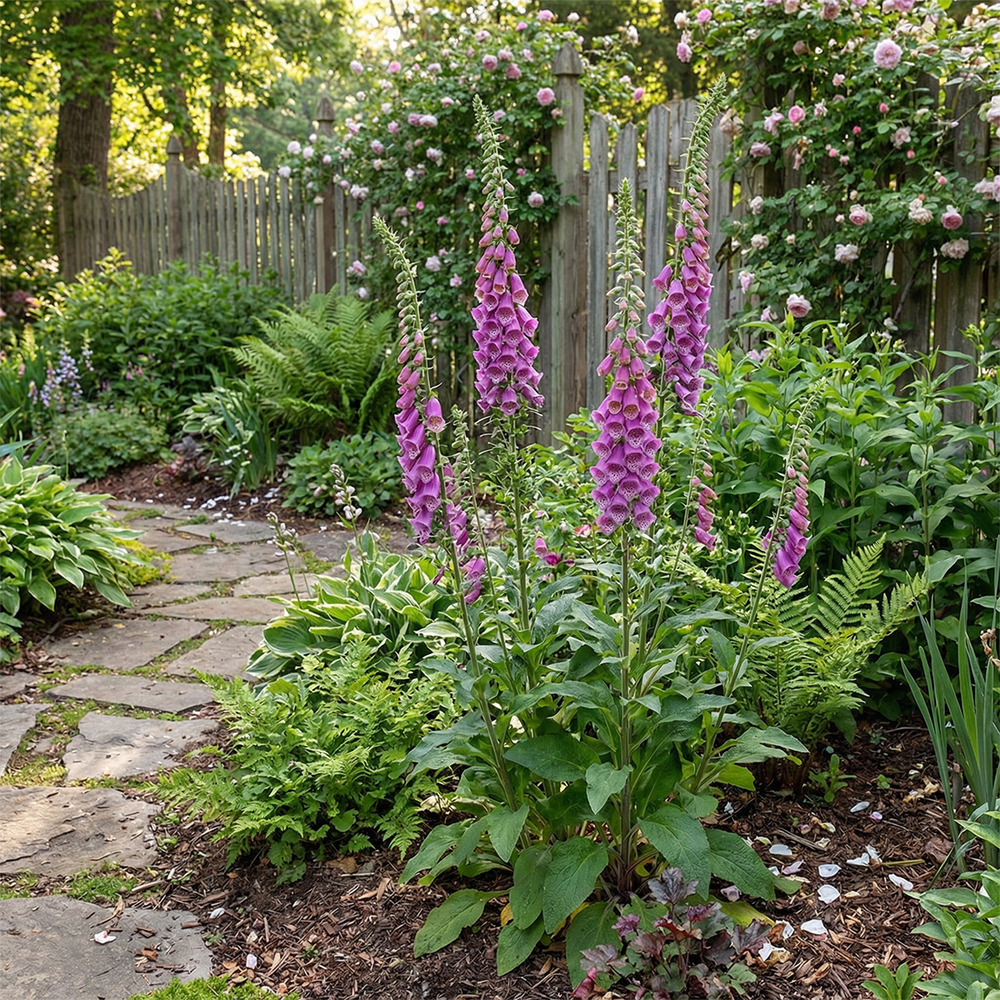Lot de 6 - digitalis purpurea ‘gloxiniiflora’ - h. 10-20 cm