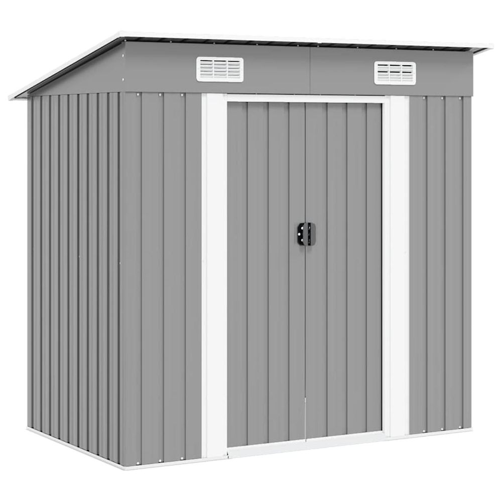 ABRI DE JARDIN METAL GRIS-(862902)