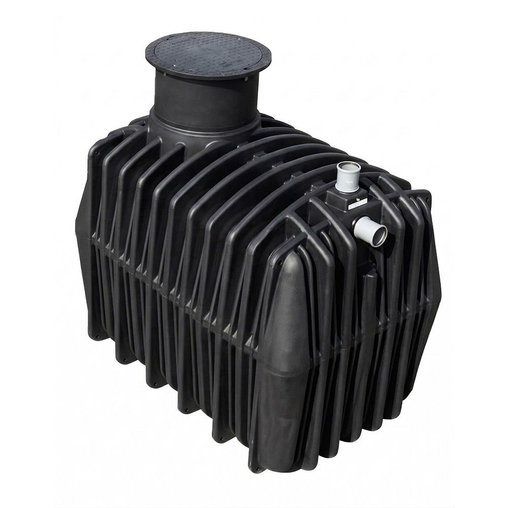 Cuve de stockage d'eau enterrée horizontale 4000l