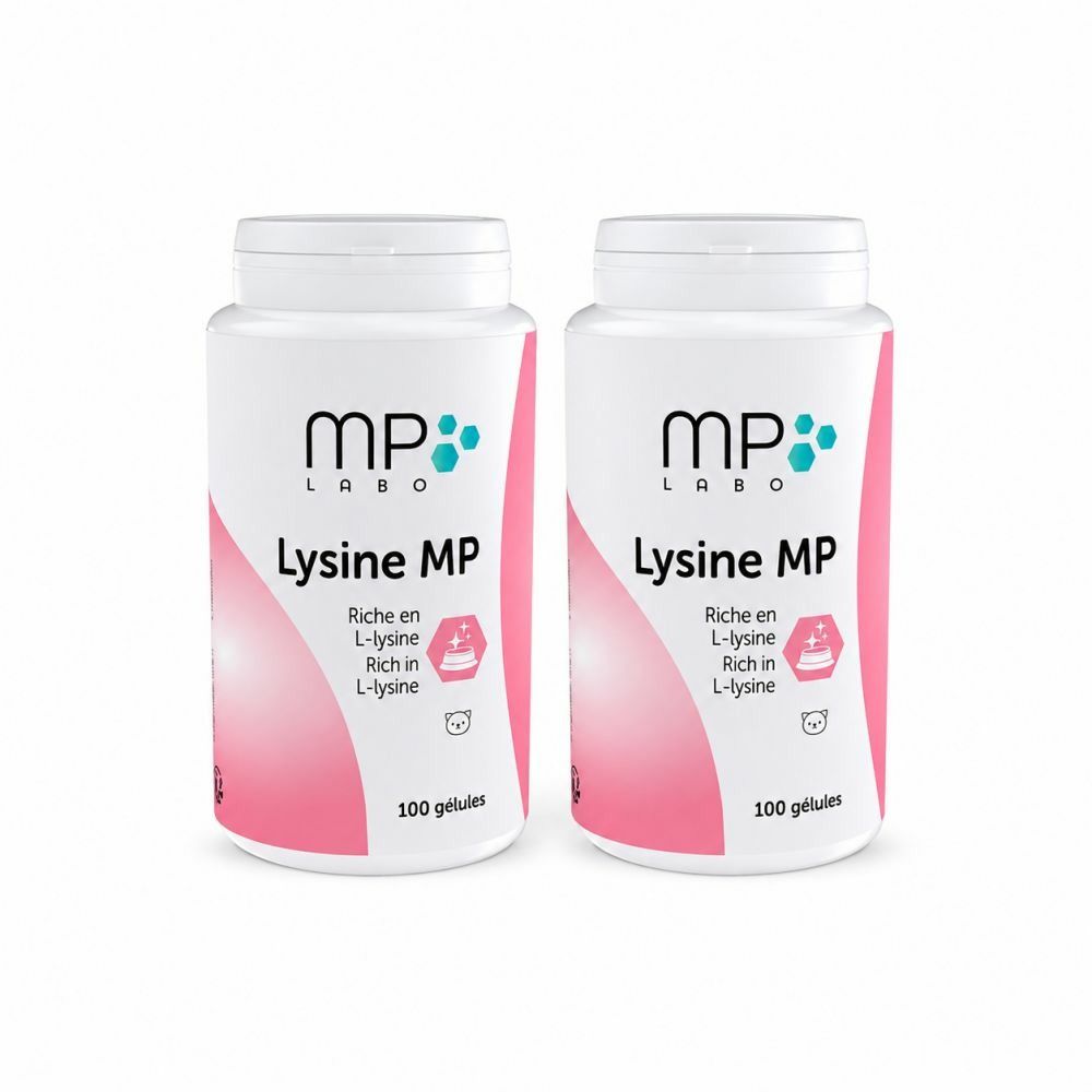 Lysine - mp labo | complément en l-lysine pour chats et chatons 2x100 gellules